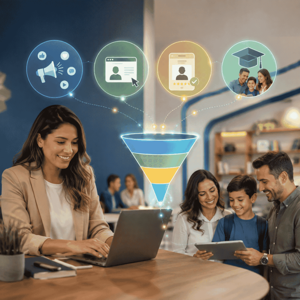 As 4 Etapas do Funil de Inbound Marketing Educacional